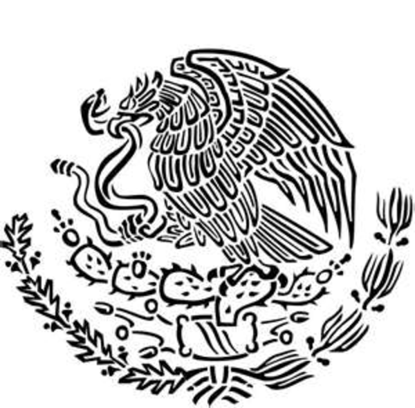 600x590 mexico eagle free images - Mexican Eagle Drawing