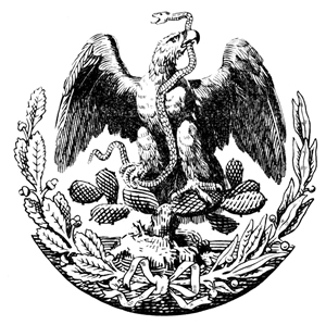 300x299 Fileinterpretation Of Mexican Eagle - Mexican Eagle Drawing