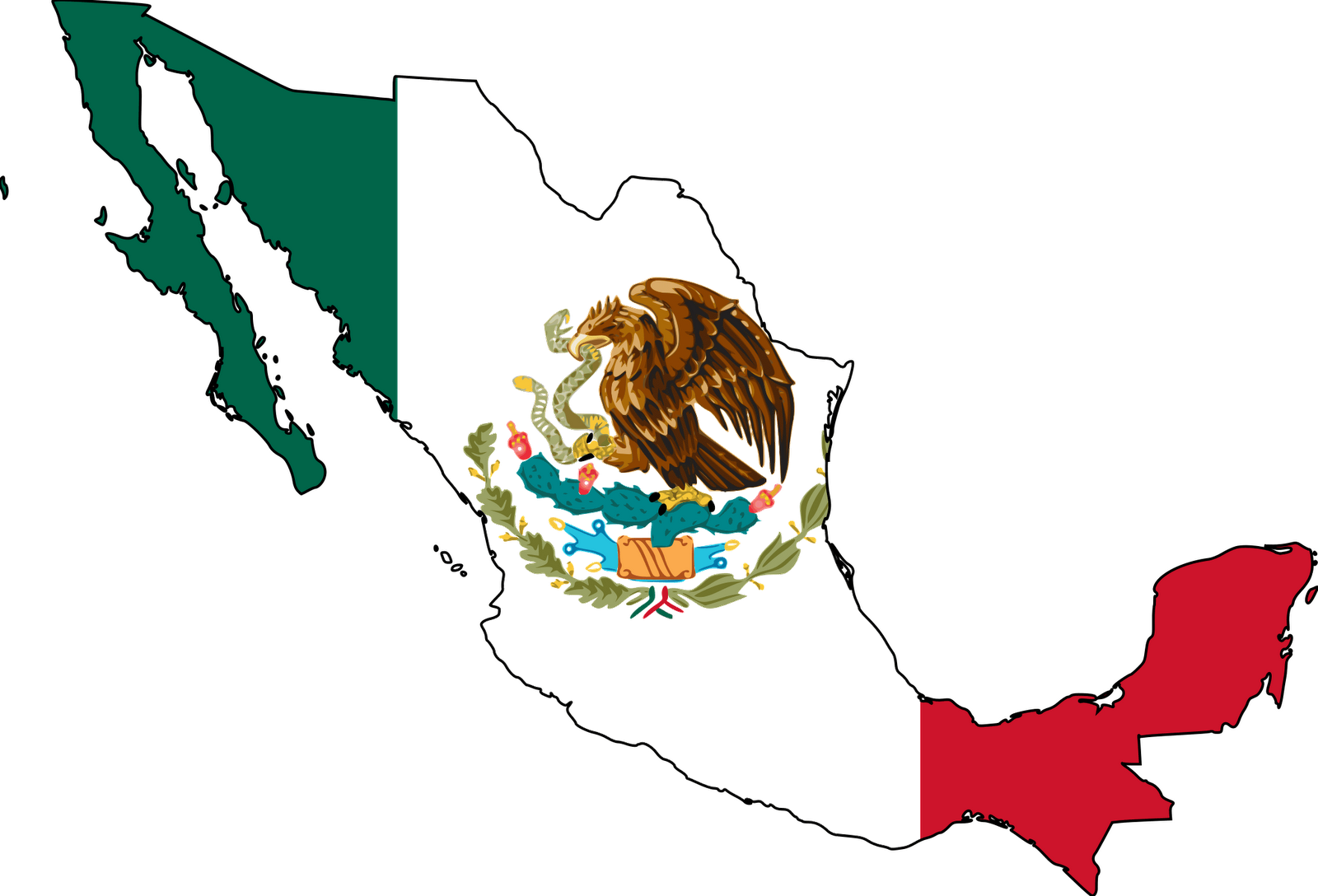 1600x1088 mexican flag drawing how to draw mexico the art colors - Mexican Flag Drawing