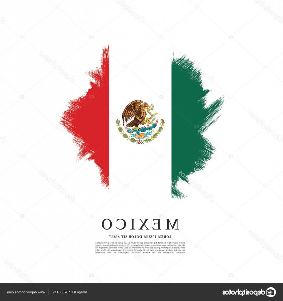 963x1024 unique stock illustration mexican flag banner template drawing - Mexican Flag Drawing