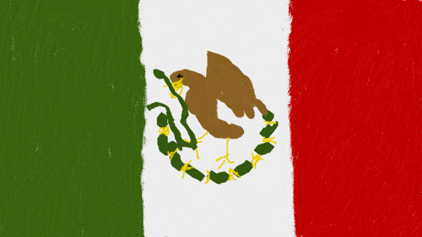 600x337 flag of mexico - Mexican Flag Drawing