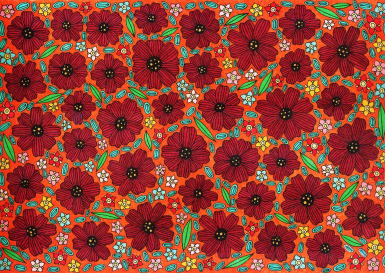 770x546 Mexican Flowers Drawing - Mexican Flowers Drawing