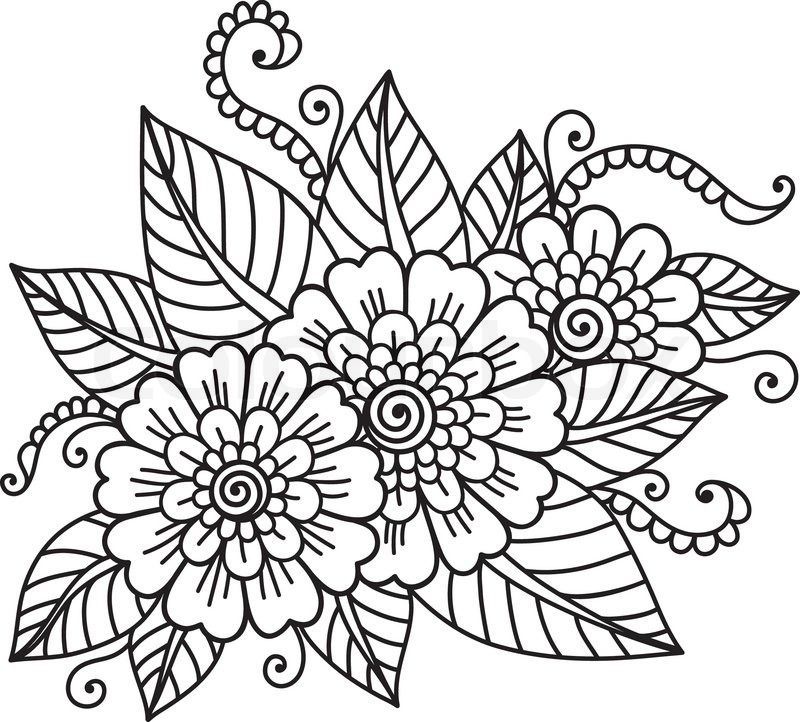 Mexican Flowers Drawing at PaintingValley.com | Explore collection of ...