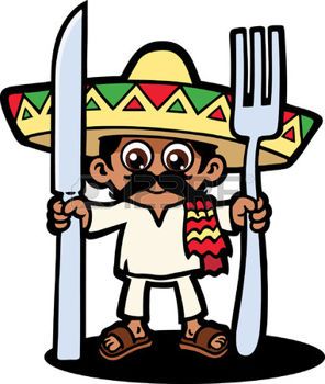 296x350 cartoon food hungry mexican illustration spot illustrations - Mexican Food Drawings