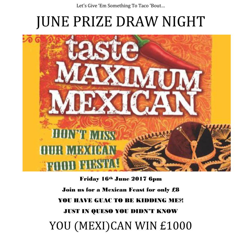 940x900 Carlisle Golf Club - Mexican Food Drawings