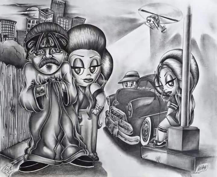 720x588 Huge Collection Of 'mexican Drawing Chola' Download More ...