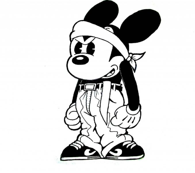 678x600 Mafia Drawing Free Download - Mexican Gangster Drawings