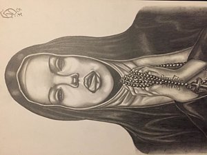 300x225 Mexican Girl Drawings Fine Art America - Mexican Girl Drawing