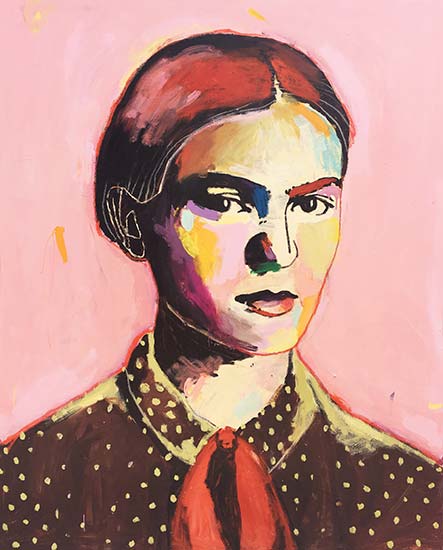 443x550 featuring artwork - Mexican Girl Drawing