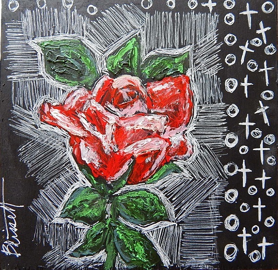571x556 artwork - Mexican Rose Drawing