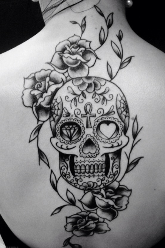 554x831 Sugar Skull Meaning - Mexican Skull Drawing