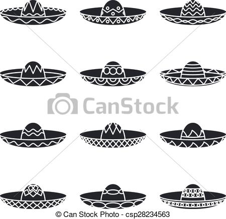 450x437 huge collection of 'mexican sombrero drawing' download more than - Mexican Sombrero Drawing