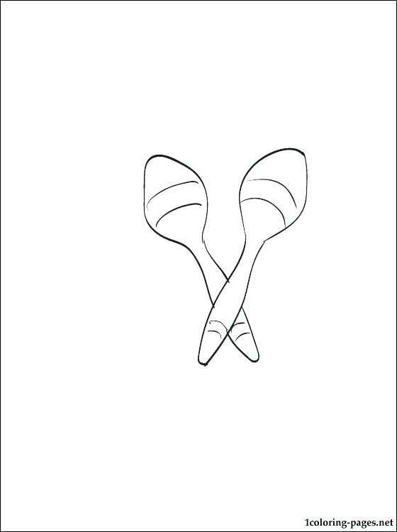 560x750 maracas coloring pages a coloring - Mexican Sombrero Drawing