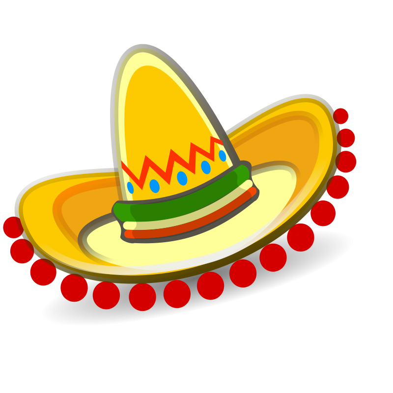 800x800 maracas drawing hat mexican transparent png clipart free - Mexican Sombrero Drawing