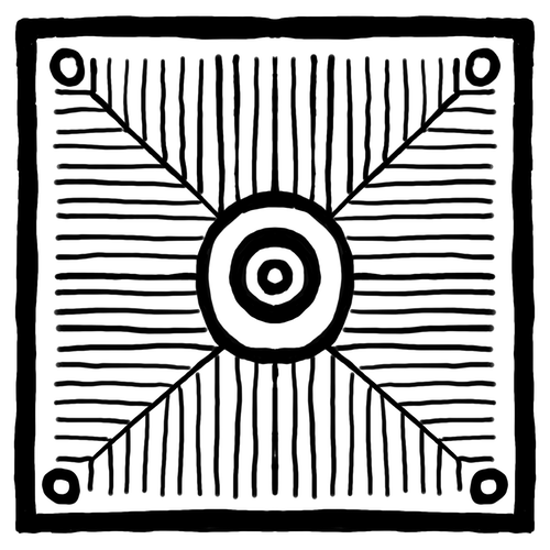 500x500 inspiration from ancient mexican sun pattern - Mexican Sun Drawing