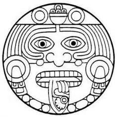 236x236 Collection Of Free Aztec Clipart Face Bamboo Clipart Sign - Mexican Sun Drawing