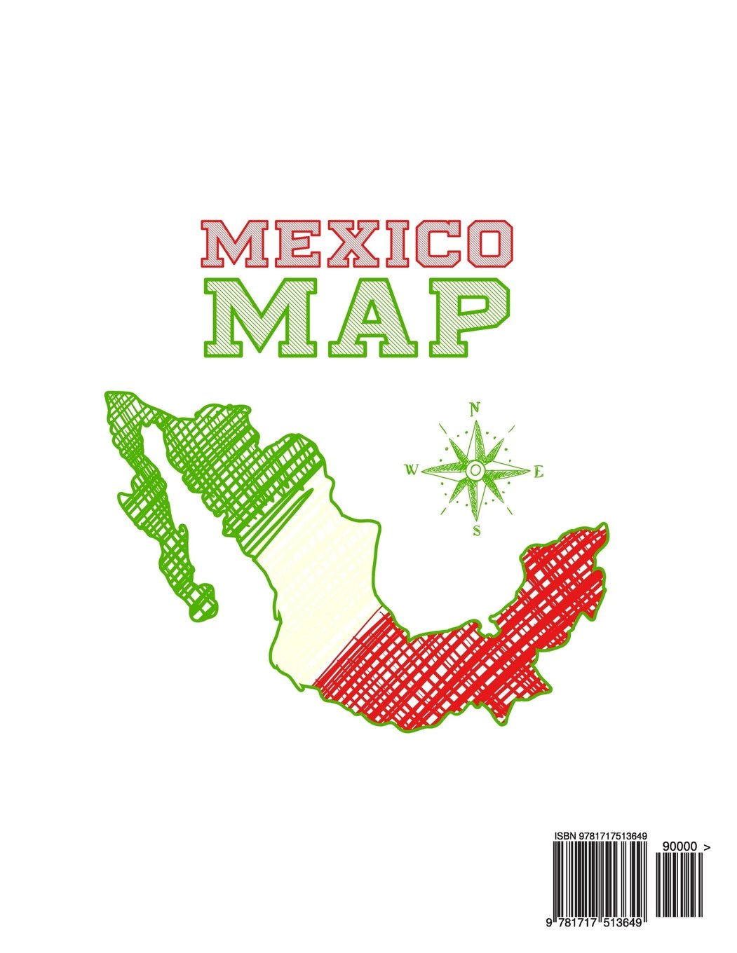1051x1360 love mexico isometric notebook large triangle sheets notepad - Mexico Map Drawing