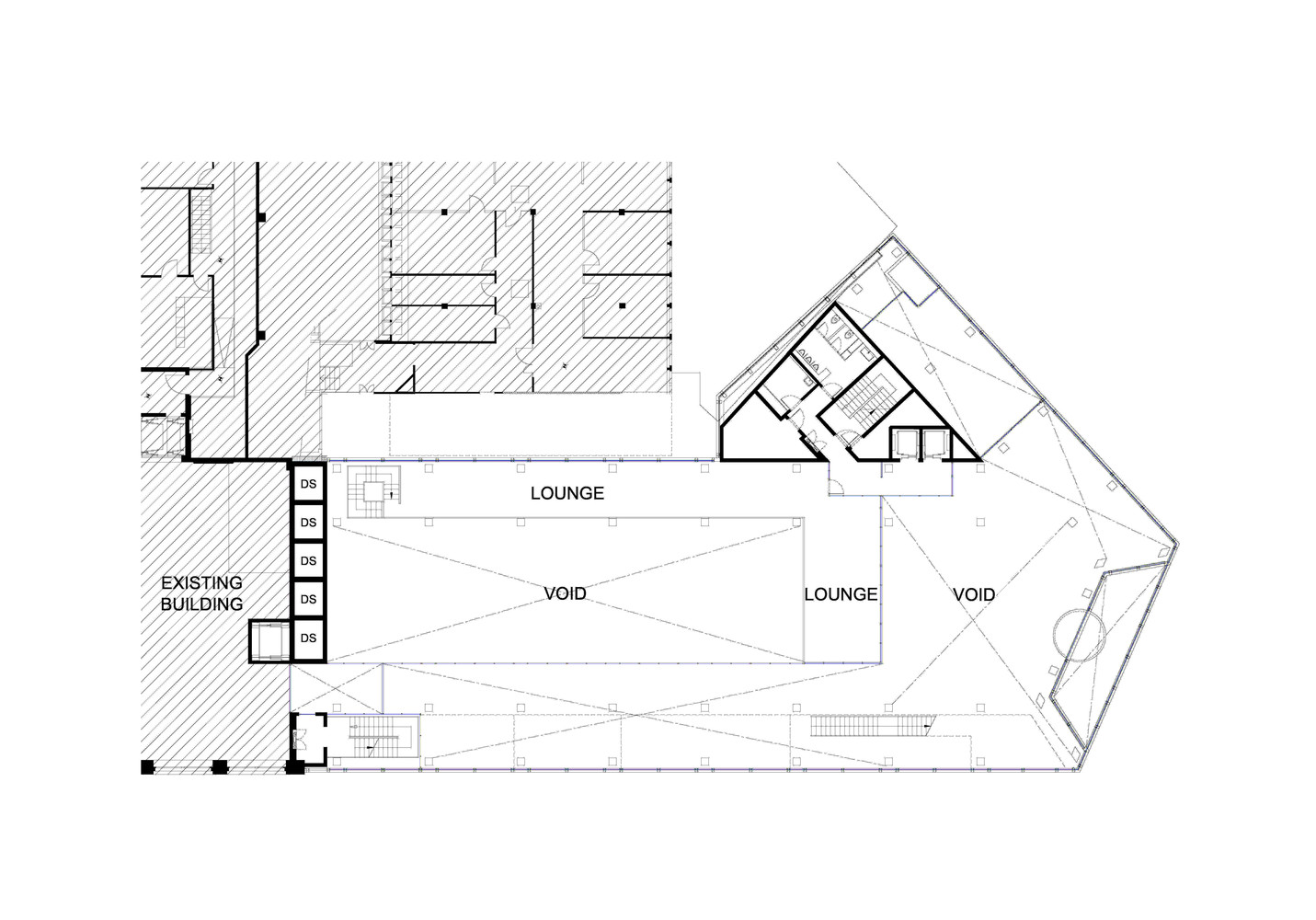 1431x1000 gallery of tamedia office building shigeru ban architects - Mezzanine Drawing