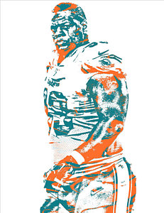 231x300 miami dolphins art fine art america - Miami Dolphins Drawings