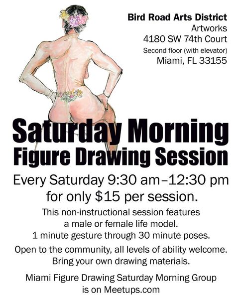 480x600 miami figure drawing saturday morning group - Miami Drawing