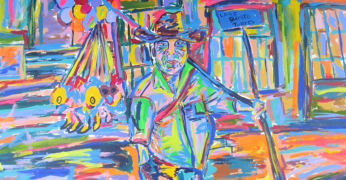 692x360 artist cruz talks about his work and his solo show during - Miami Drawing