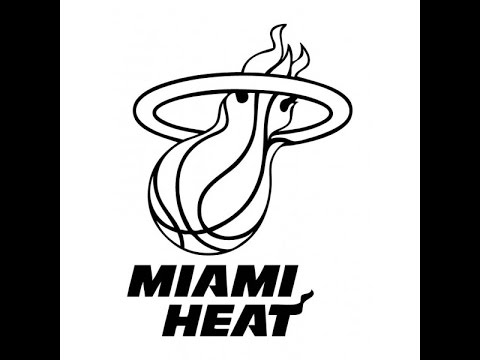 480x360 how to draw the miami heat logo - Miami Heat Logo Drawing