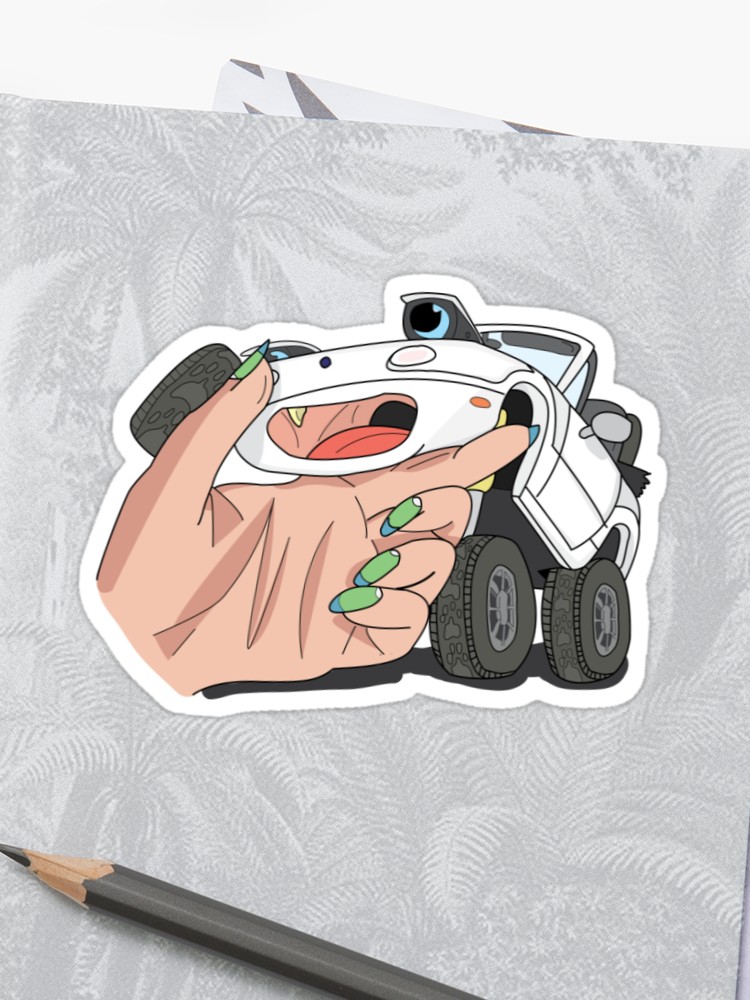 750x1000 cute miata drawing cartoon mazda mx sticker - Miata Drawing