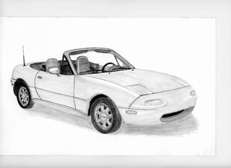 Miata Drawing at Explore collection of Miata Drawing