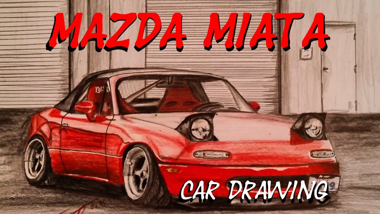 1280x720 mazda miata mx - Miata Drawing