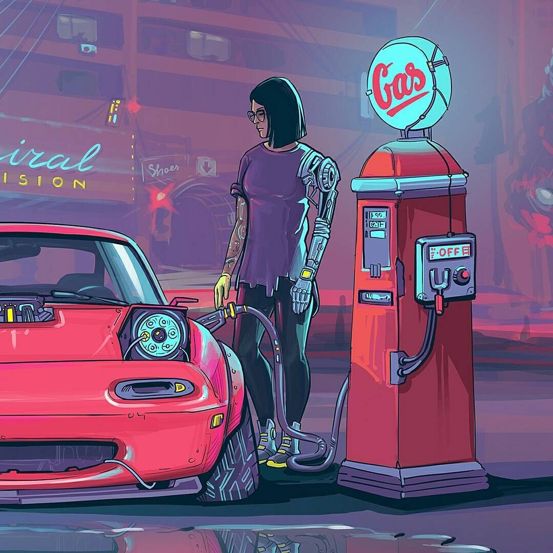 1080x1080 That's A Nice Drawing Anime Jdm Cars, Mazda Miata, Mazda Roadster - Miata Drawing