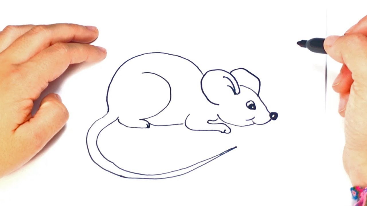 1280x720 how to draw a little mouse little mouse easy draw tutorial - Mice Drawing