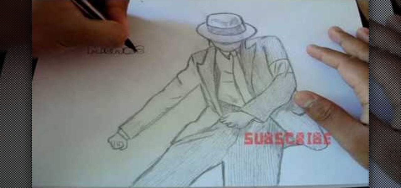 1280x600 How To Draw The King Of Pop, Michael Jackson Drawing - Michael Jackson Dance Drawing