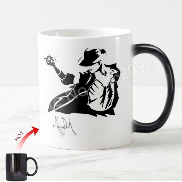 606x606 Novelty Michael Jackson Dancing Drawing Magic Mug Cup Funny Cool - Michael Jackson Dance Drawing