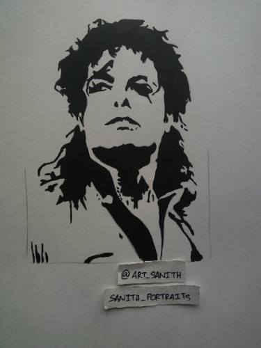 375x500 michael jackson drawing - Michael Jackson Drawing