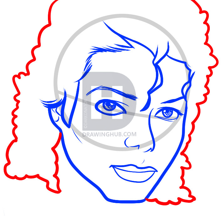 709x689 how to draw michael jackson easy, step - Michael Jackson Drawing Pictures