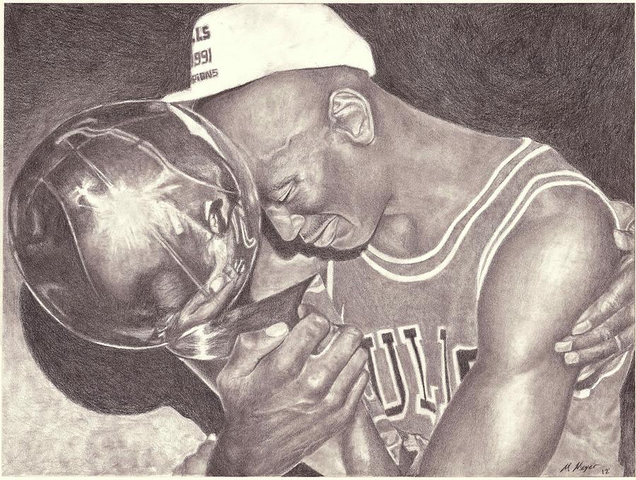 900x680 michael jordan portrait drawing drawing - Michael Jordan Drawing