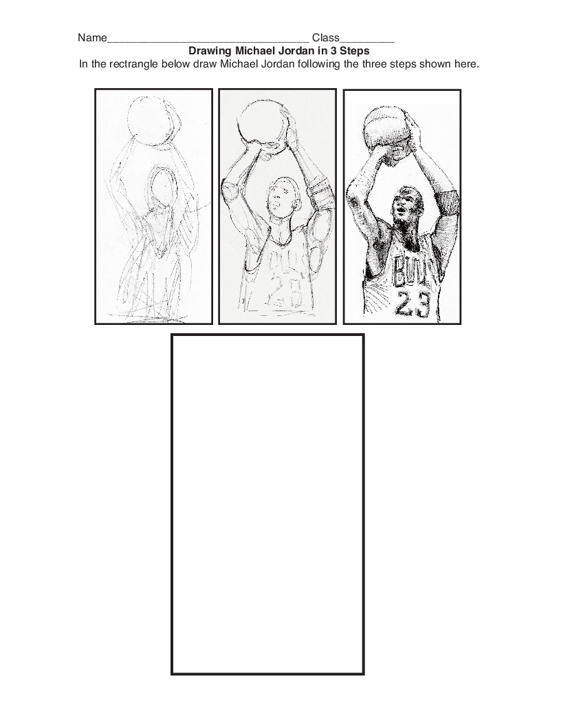 816x1056 Partnerlessons - Michael Jordan Drawing