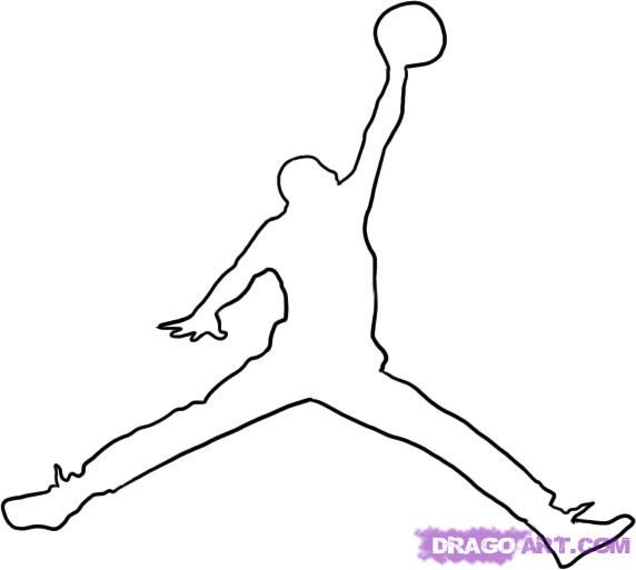 572x513 how to draw michael jordan step lt josh bd shoe template - Michael Jordan Drawing