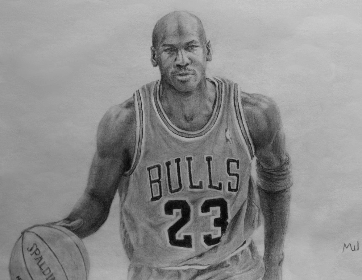 1173x909 image result for draw michael jordan sports drawings, pencil - Michael Jordan Drawing