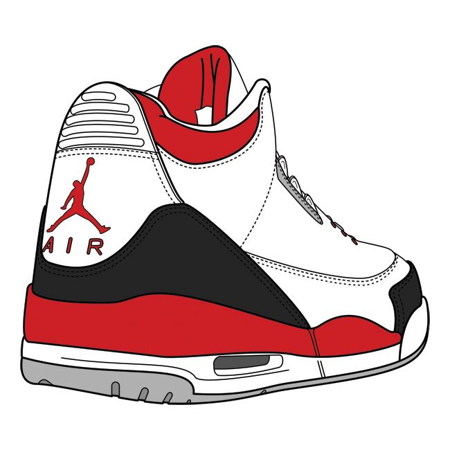 650x650 S Jordan Shoes Drawings Clipart - Michael Jordan Shoes Drawing