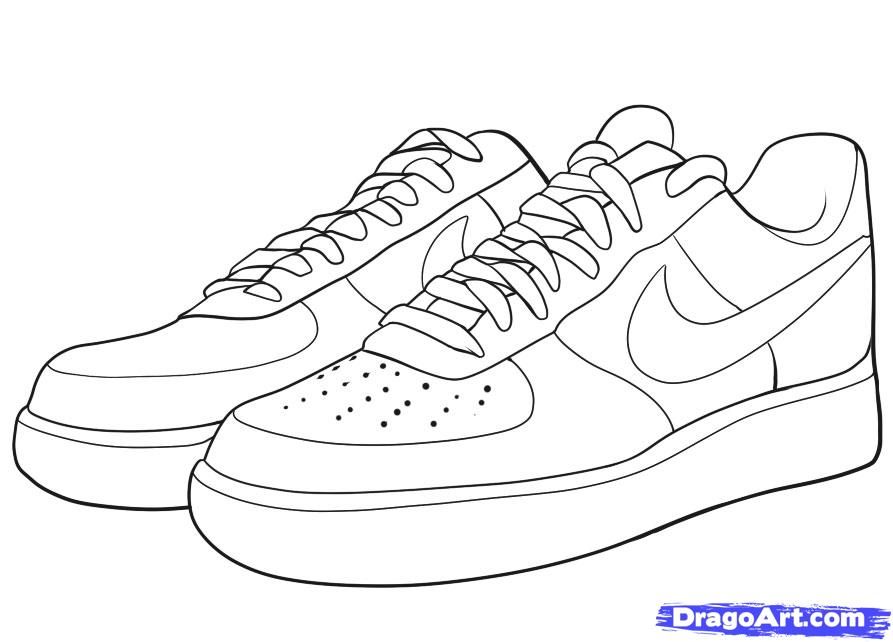 893x642 Air Jordan Shoe Clipart - Michael Jordan Shoes Drawing