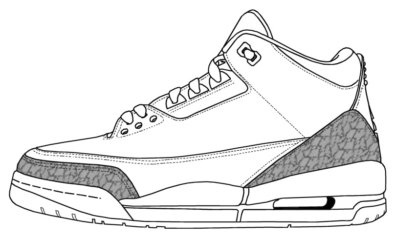 808x488 clipart of jordan shoes collection - Michael Jordan Shoes Drawing