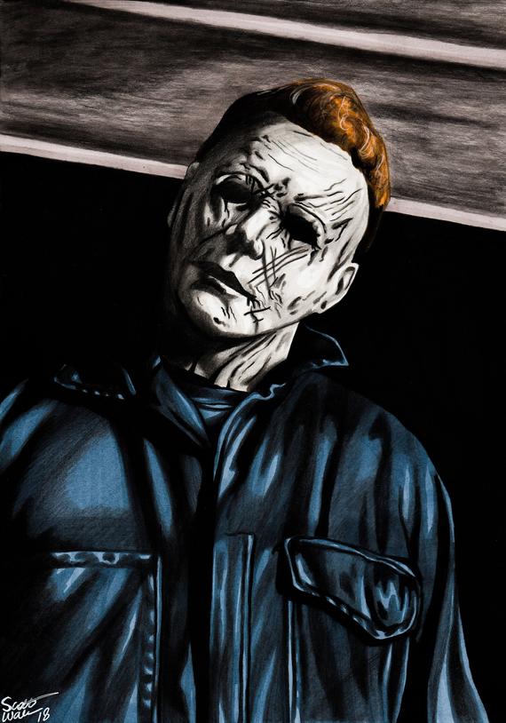 Michael Myers Drawing at PaintingValley.com | Explore collection of