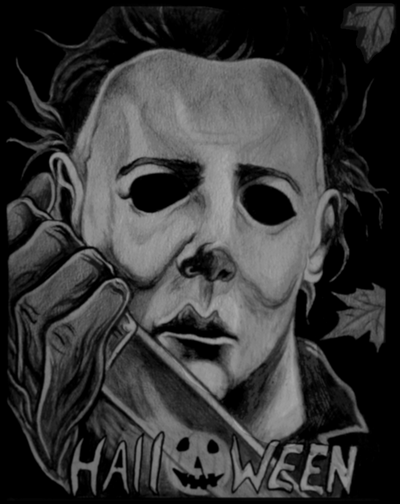 400x504 Michael Myers Drawings - Michael Myers Drawing