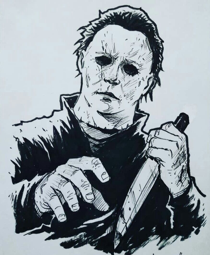  How To Draw Michael Myers in the world Check it out now 
