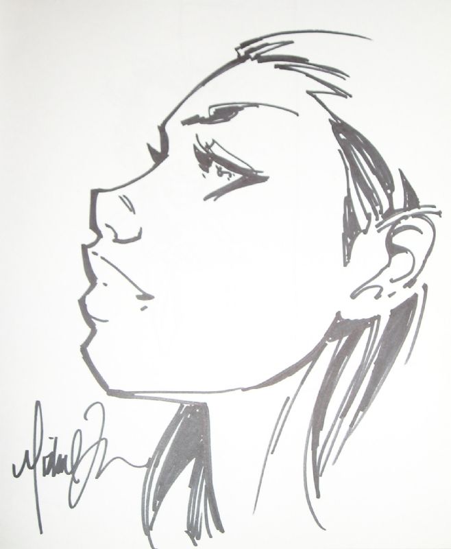 658x800 Fathom Sketch Michael Turner Illustration - Michael Turner Drawing