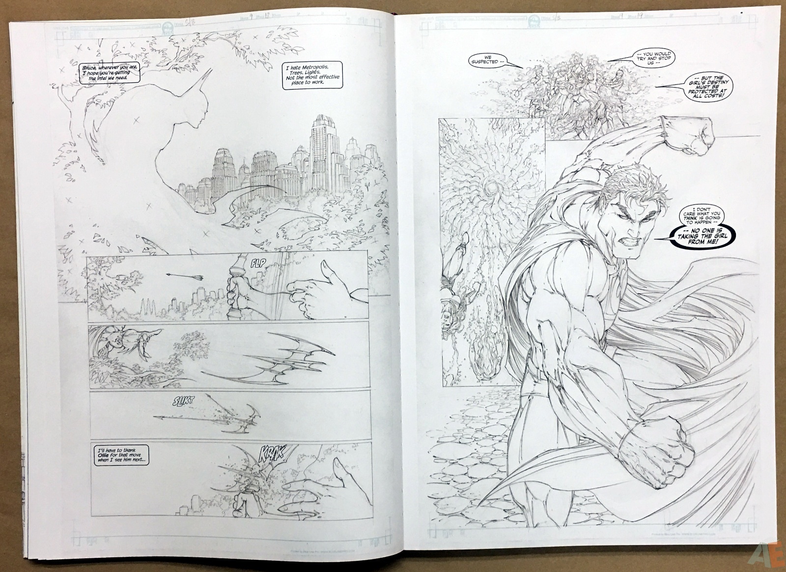 1600x1165 supermanatman michael turner gallery edition artist's edition - Michael Turner Drawing