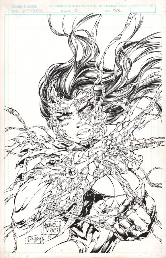 579x900 comic link the online vintage comic book and comic art auction - Michael Turner Drawing
