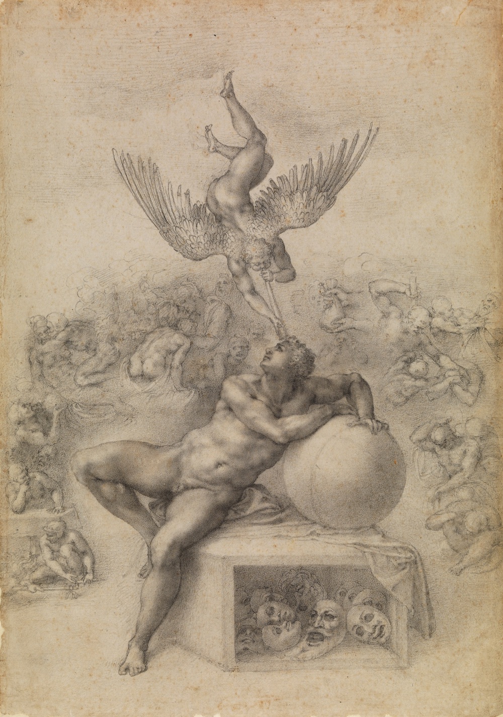 1000x1423 in the met's michelangelo show, drawing is not just a medium, but - Michelangelo Drawings