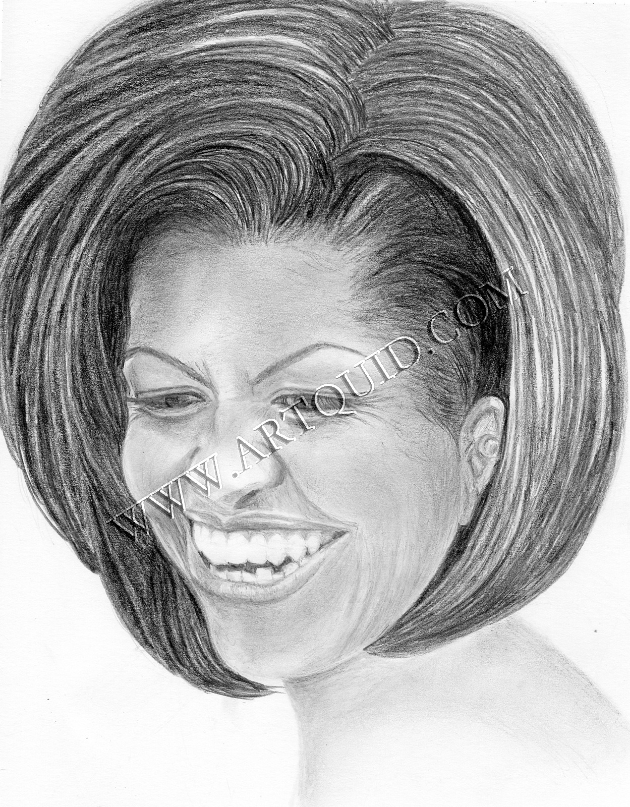1249x1600 drawings, a drawing of michelle obama - Michelle Obama Drawing